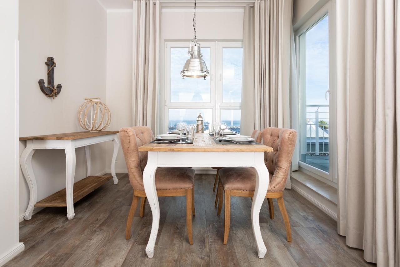 Strandnahe Fewos Mit Meerblick Und Dachterrasse, Residenz Bel Vital - Kategorie E Binz Cameră foto
