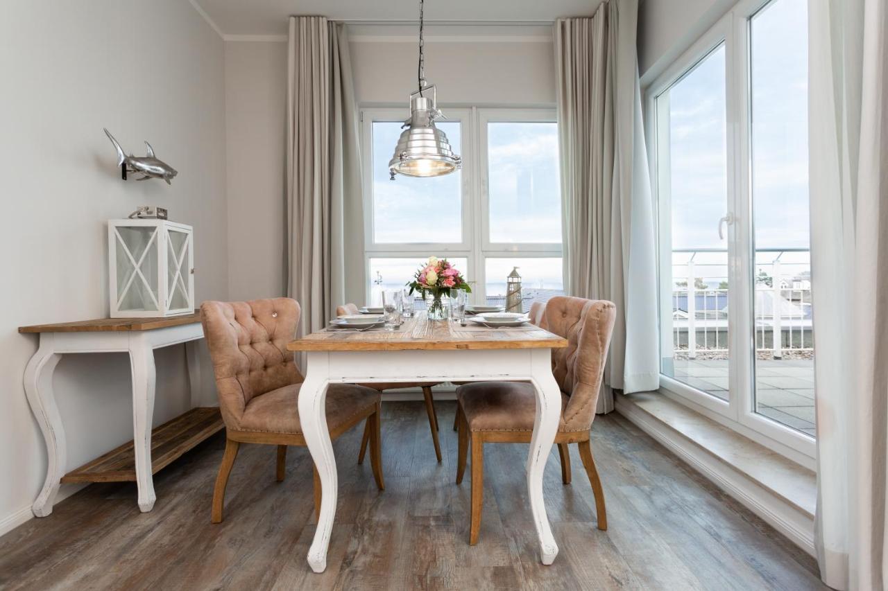Strandnahe Fewos Mit Meerblick Und Dachterrasse, Residenz Bel Vital - Kategorie E Binz Cameră foto